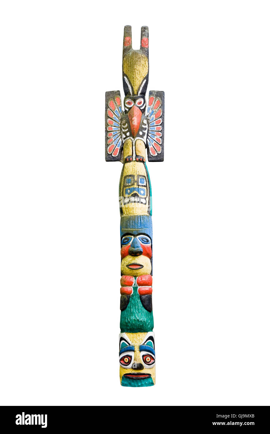 Totem pole art Cut Out Stock Images & Pictures - Alamy