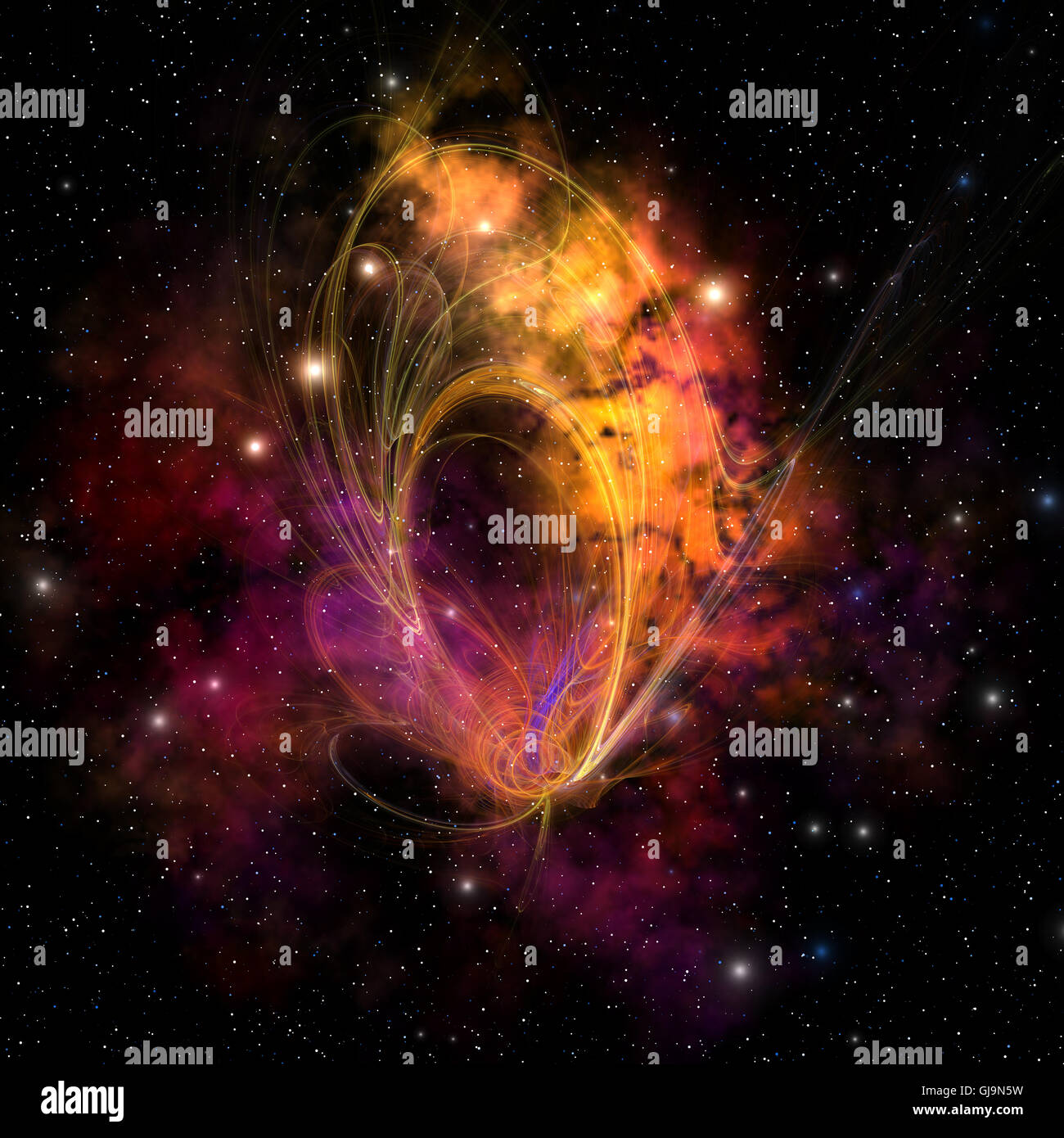 Blue star cluster hi-res stock photography and images - Alamy