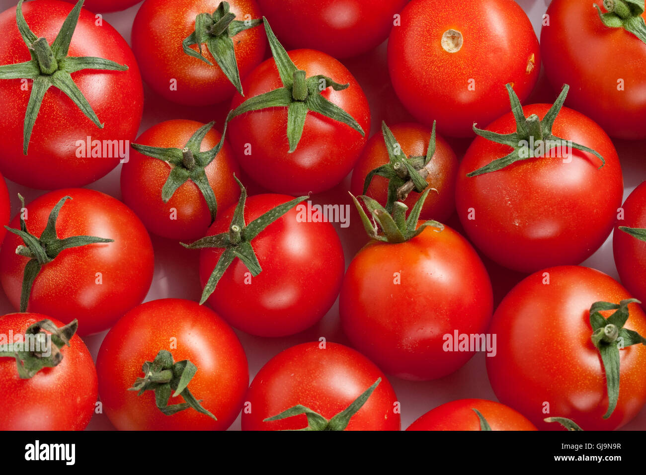 Cherry Tomatoes Background Stock Photo - Alamy