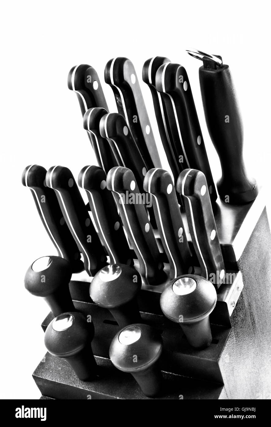 Collection of Knives Stock Photo Alamy