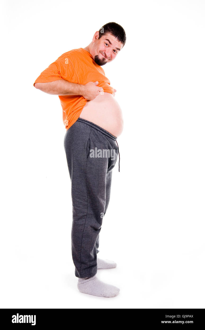 fat fellow Stock Photo