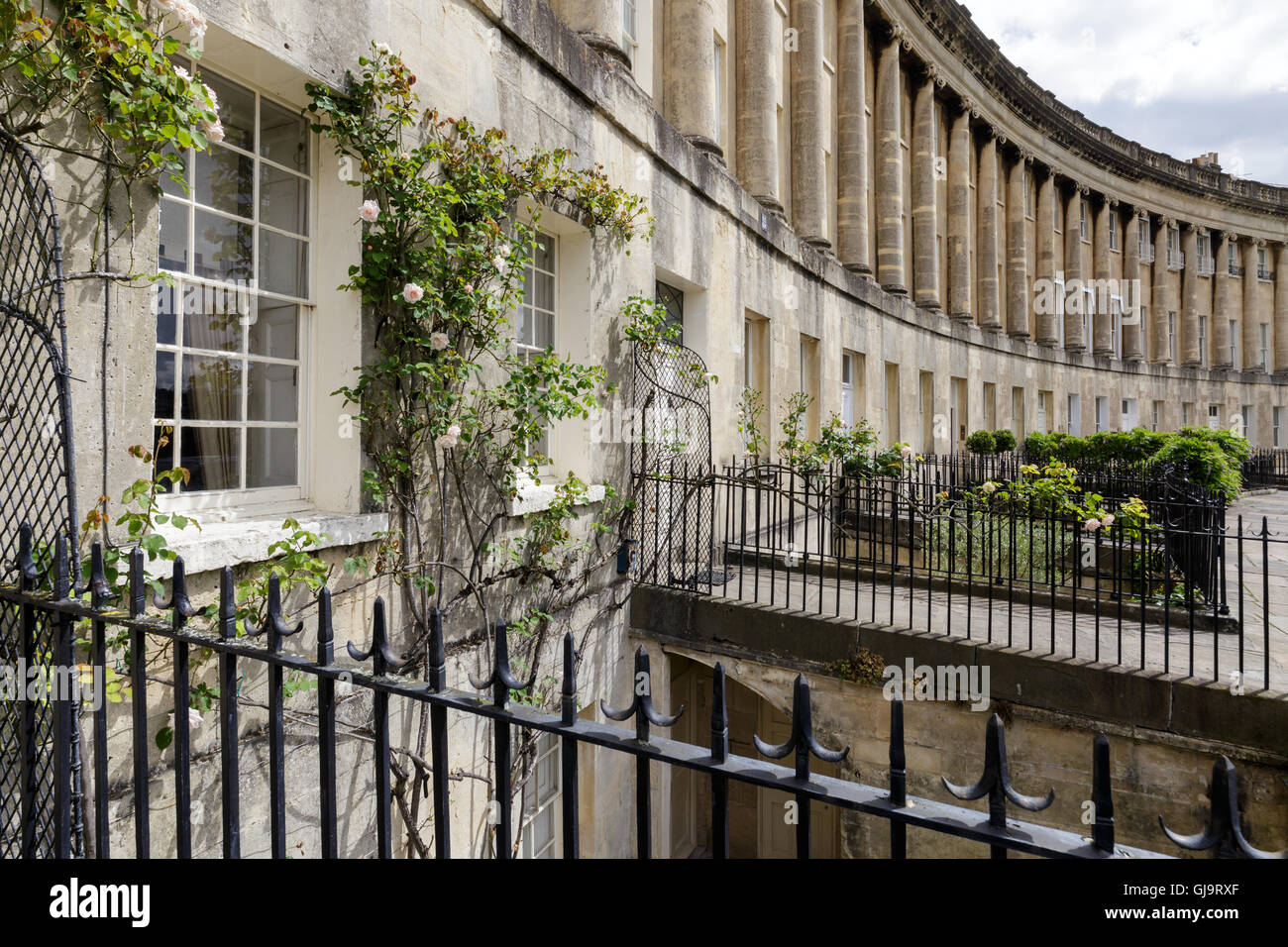 Royal Crescent, Bath, Somerset, UK Stock Photo