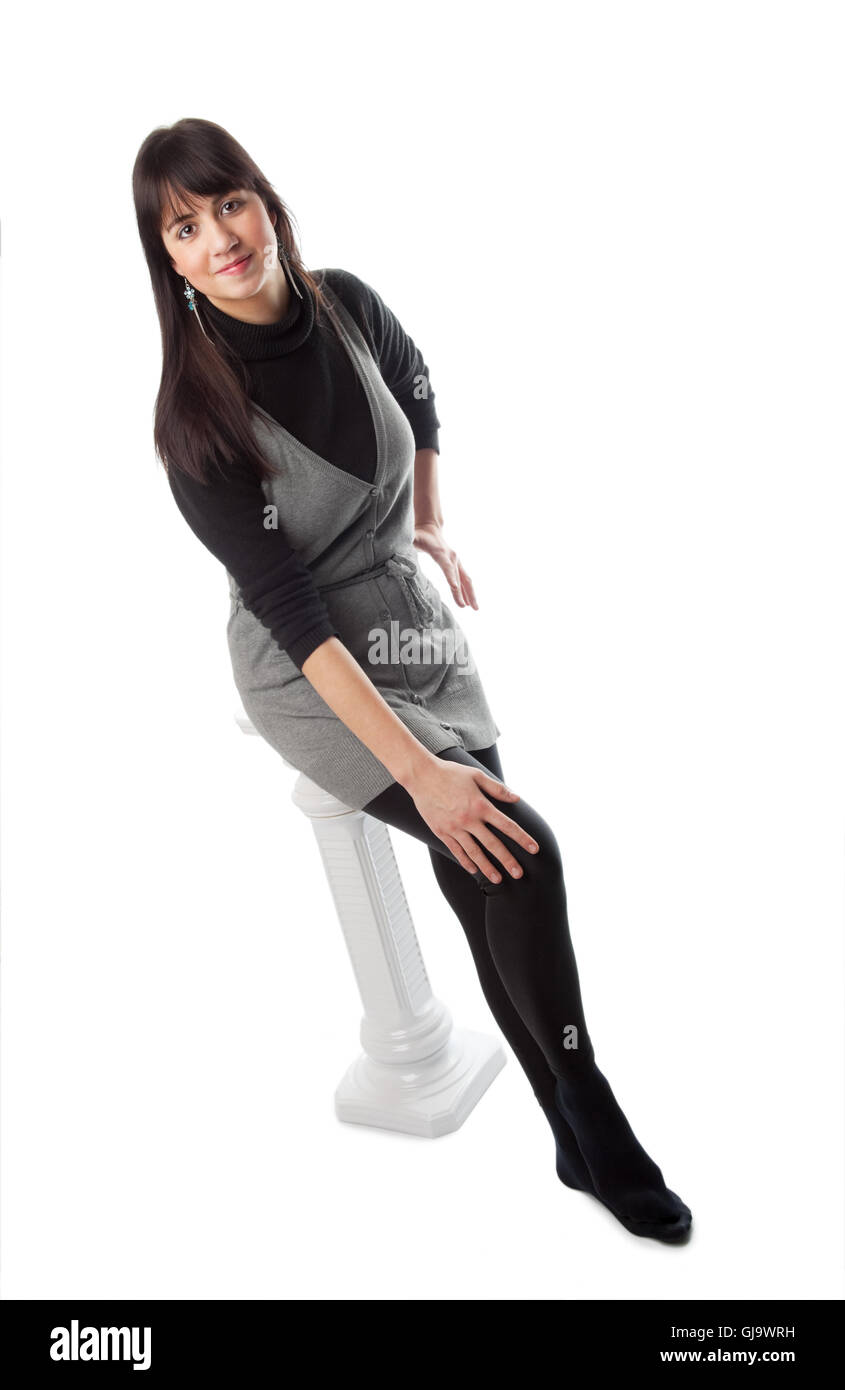 Brunette Cut Out Stock Images & Pictures - Alamy