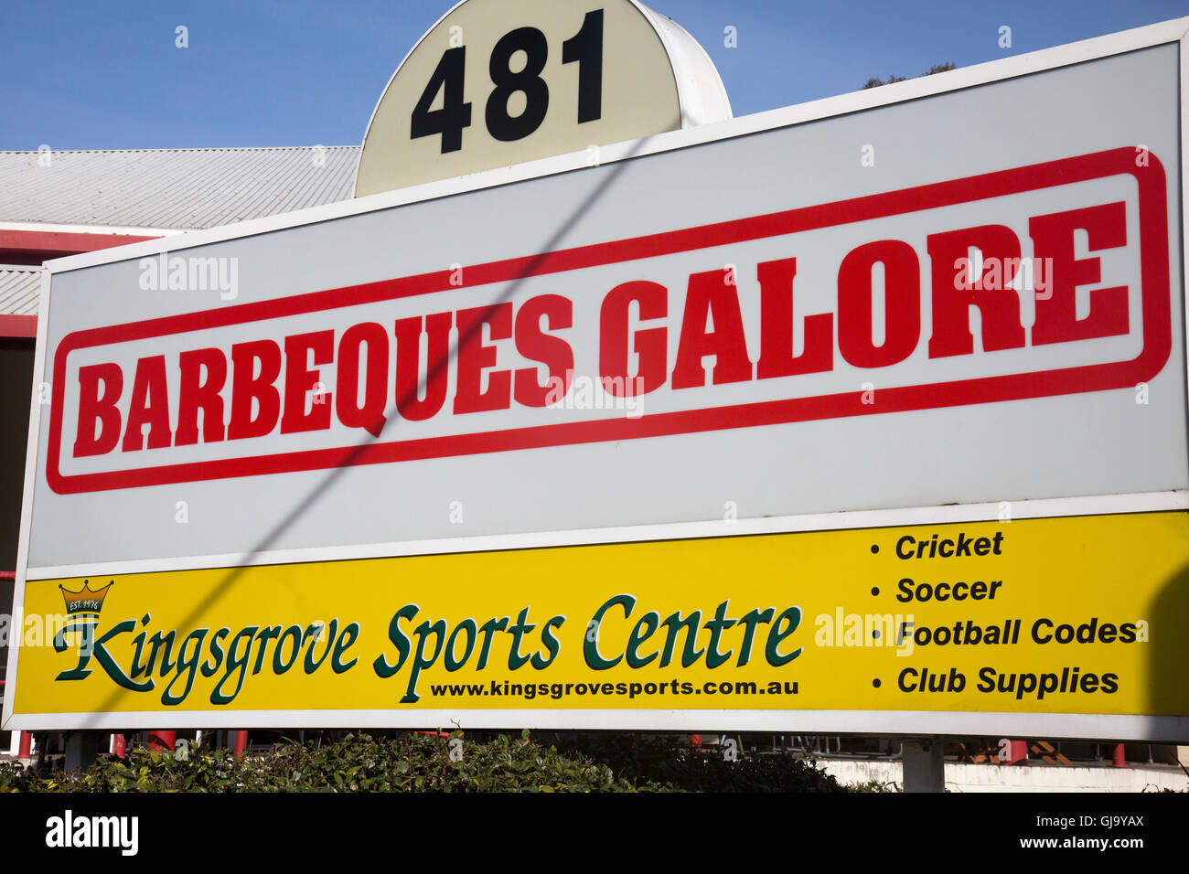 Barbeques Galore shop selling barbeques and outdoor furniture,Sydney