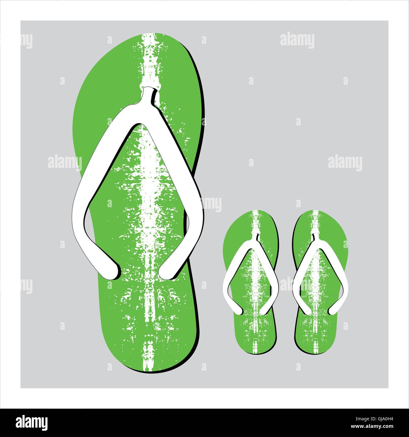 Colorful flip flops set Stock Vector Image & Art - Alamy