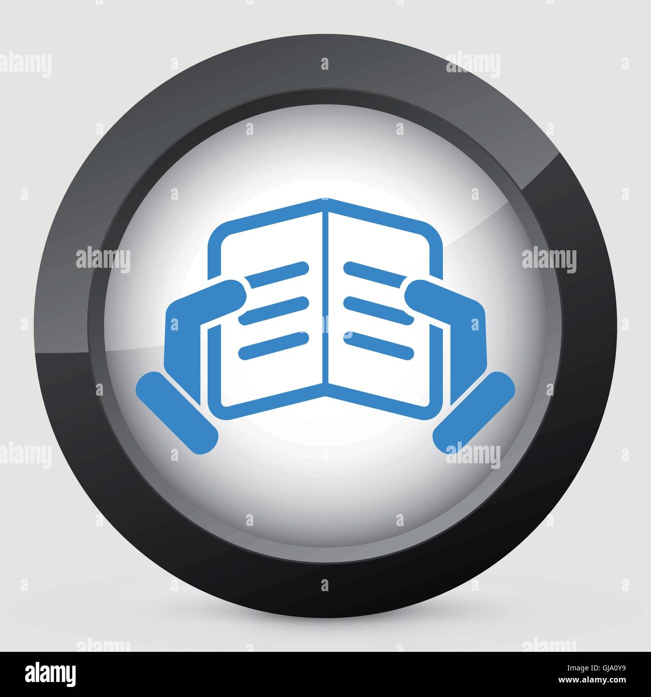 Text reading concept icon Stock Vector Image & Art - Alamy