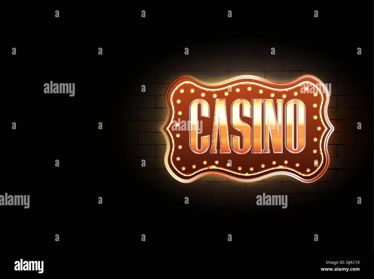 Neon sign las vegas retro Stock Vector Images - Alamy