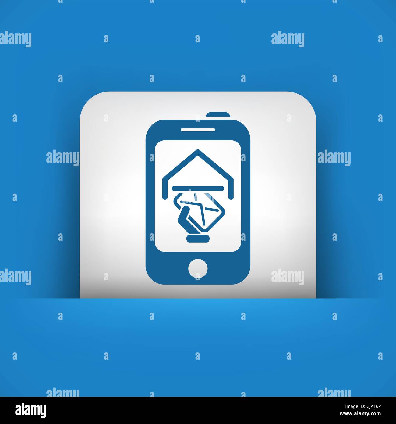 Smartphone mail icon Stock Vector Image & Art - Alamy