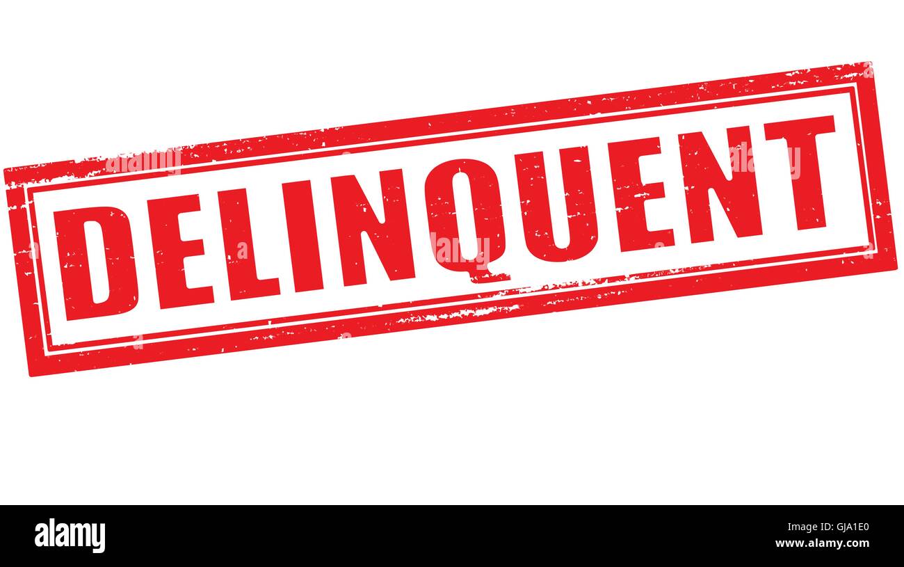 Delinquent Stock Vector Images Alamy