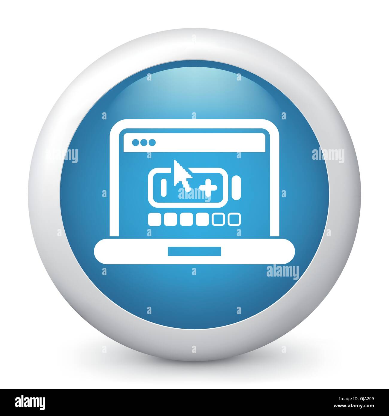 Pc battery level concept icon Stock Vector Image & Art - Alamy