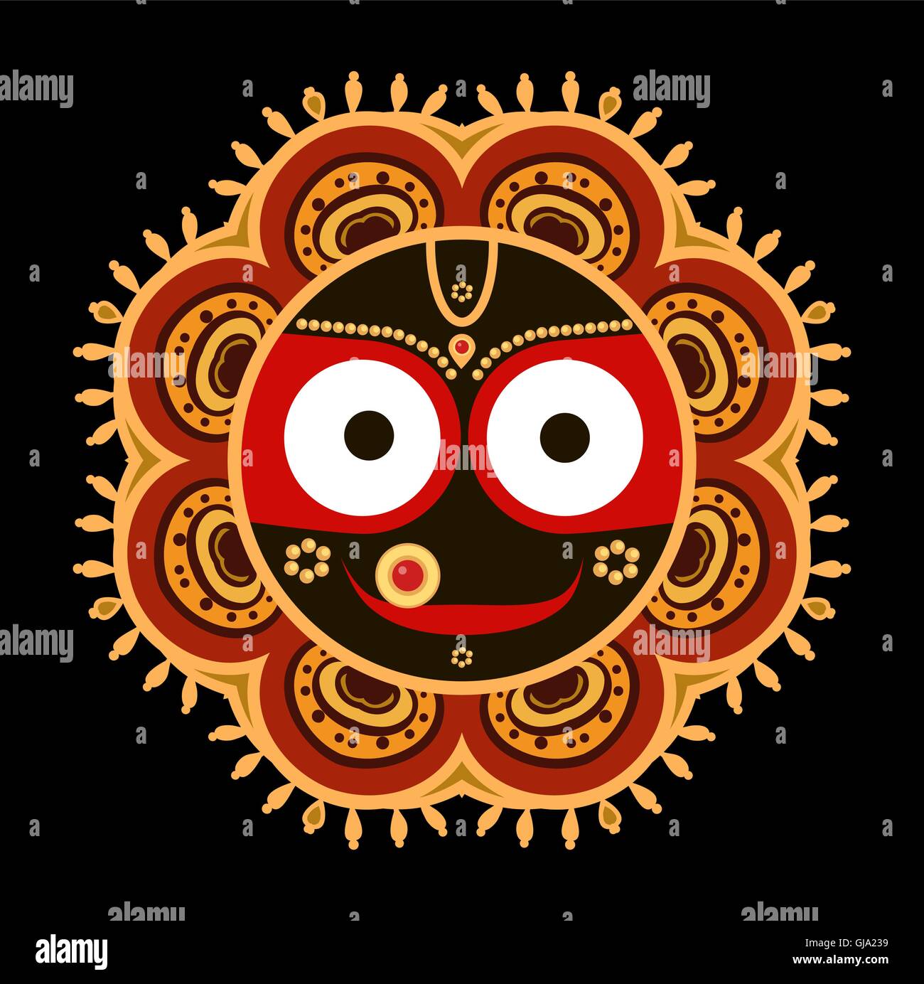 Lord jagannath Stock Vector Images Alamy