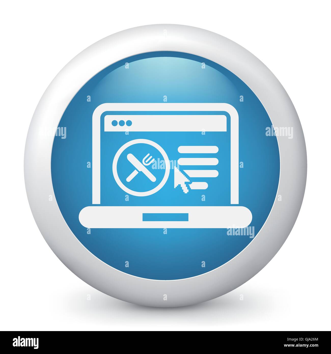 Illustration of food computer icon Stock Vector Image & Art - Alamy