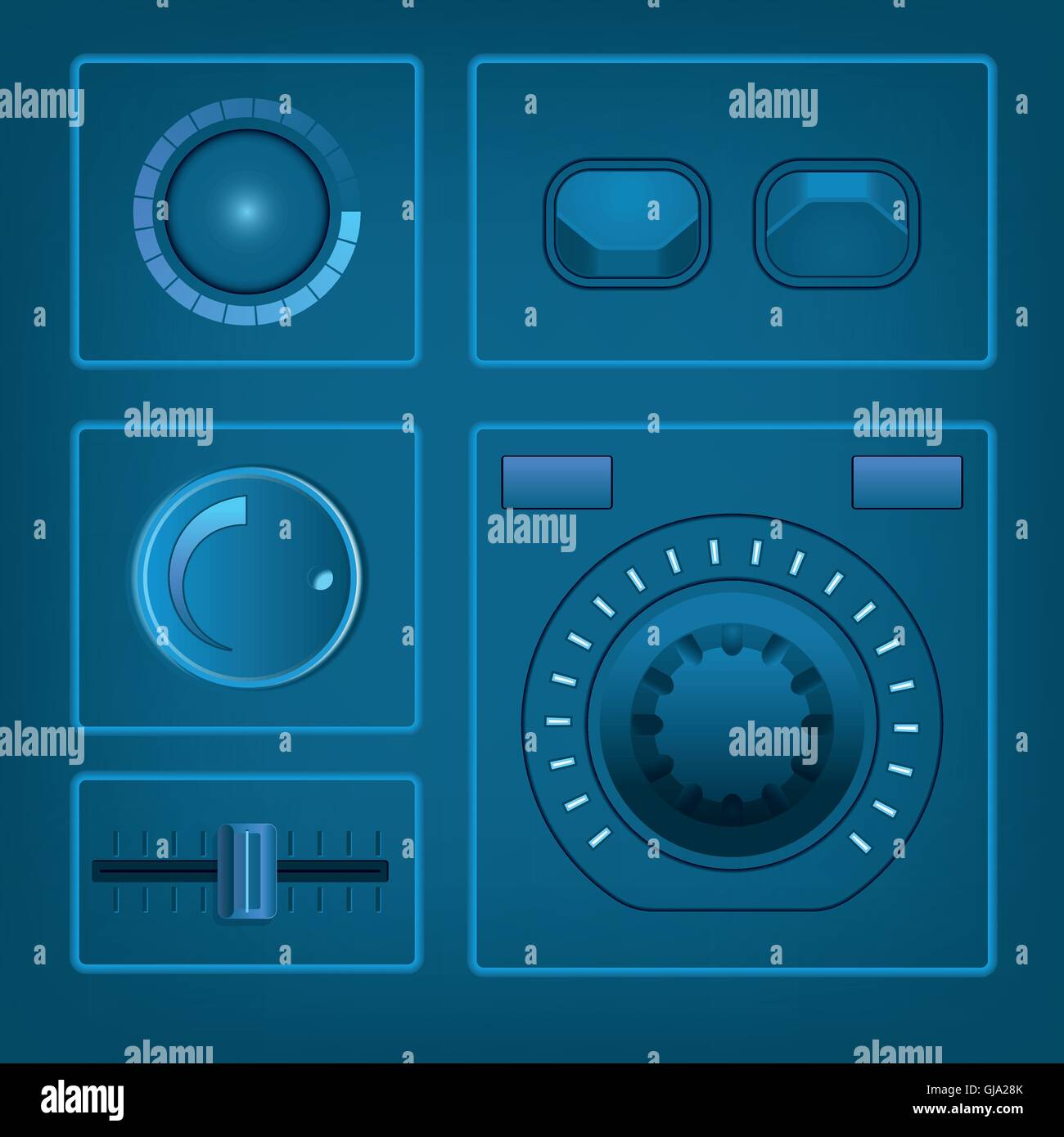 UI Switches Kit Elements Stock Vector Image & Art - Alamy