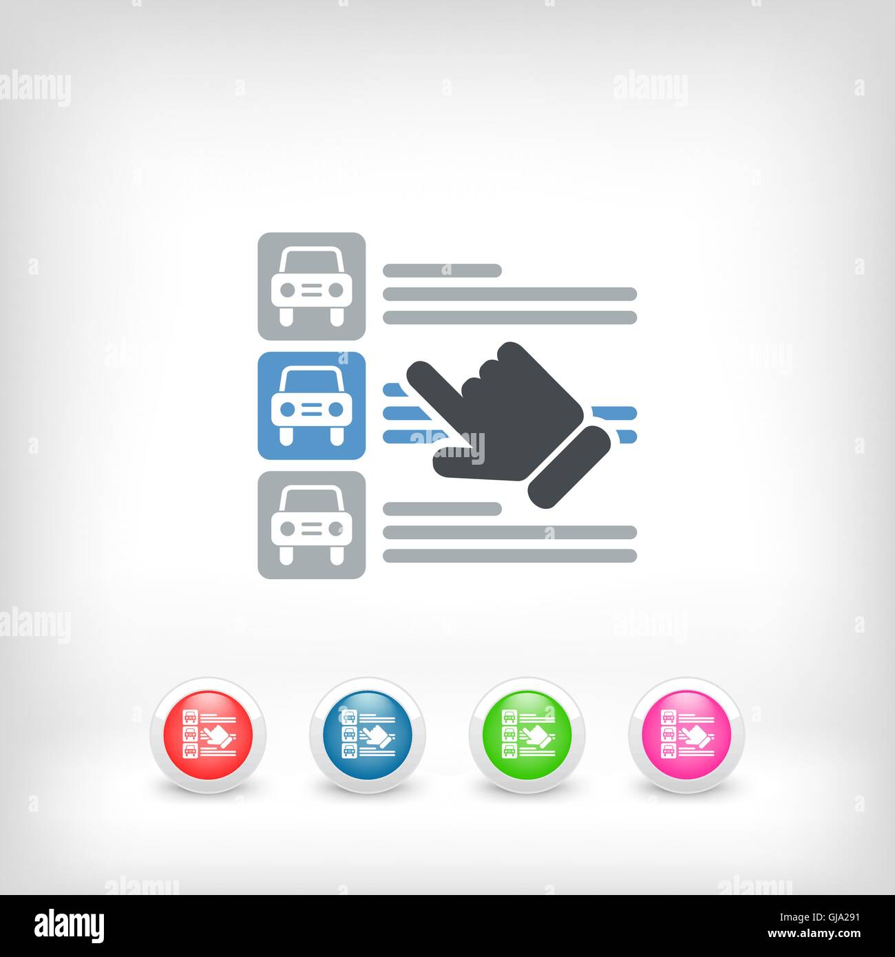 Car list selection Stock Vector Image & Art Alamy
