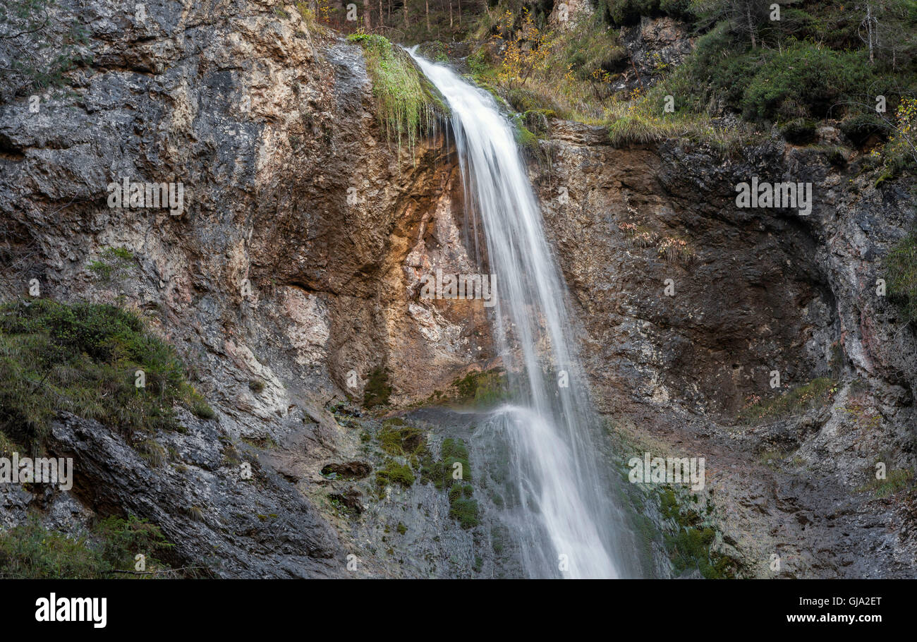 Waterfall close Stockenboi Stock Photo