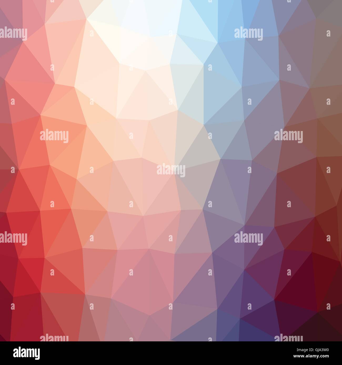 Colorful flame abstract geometric low poly style vector illustration ...