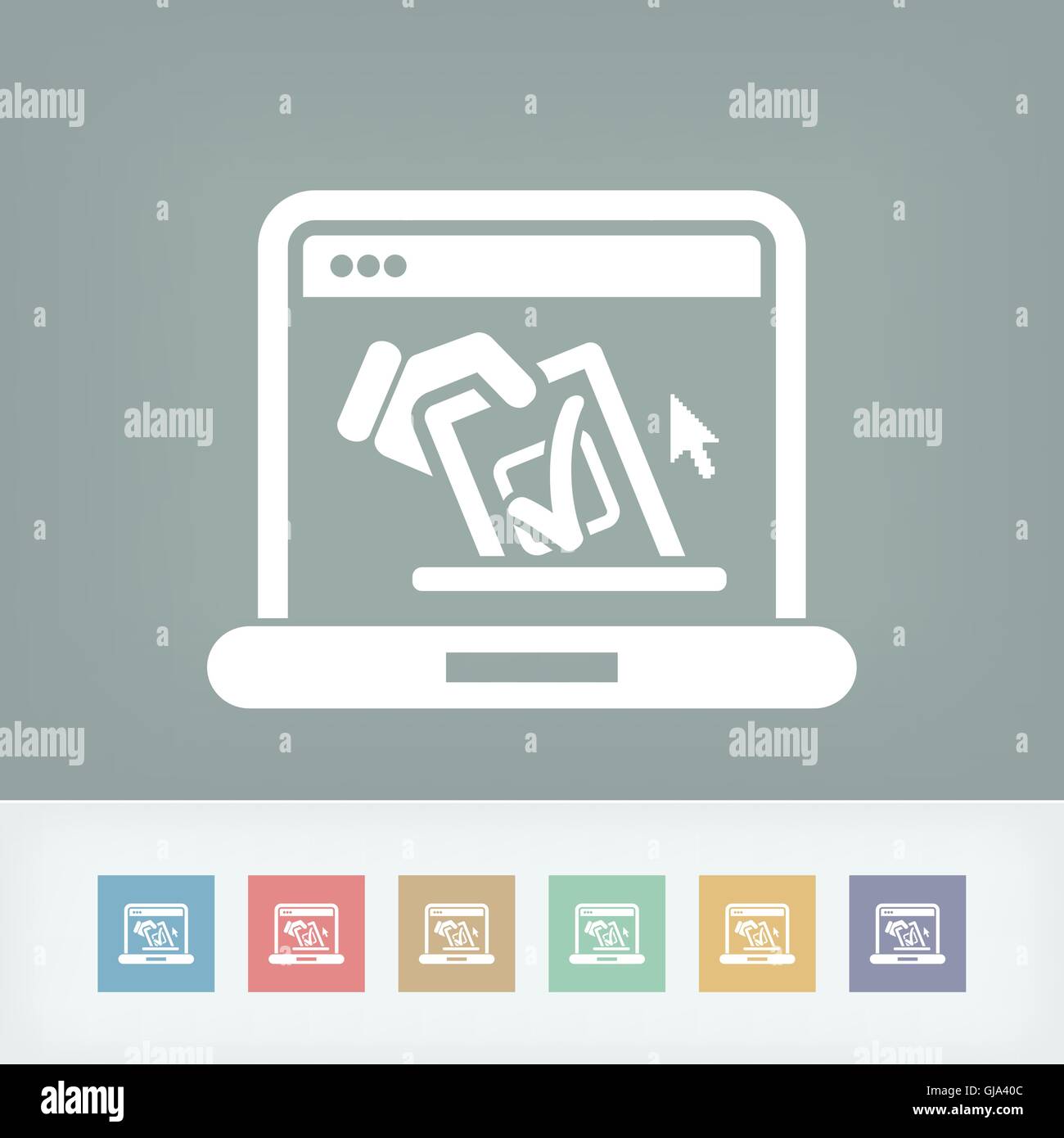 Vote web concept Stock Vector Image & Art - Alamy