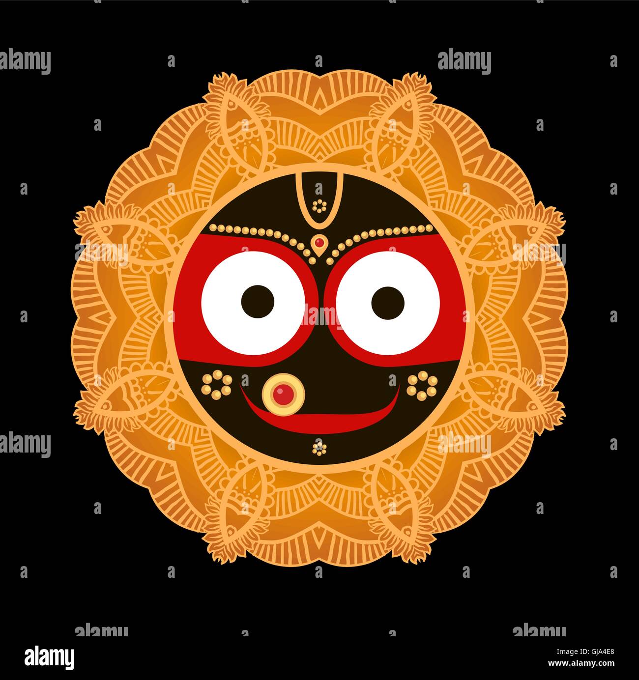 Lord jagannath Stock Vector Images Alamy