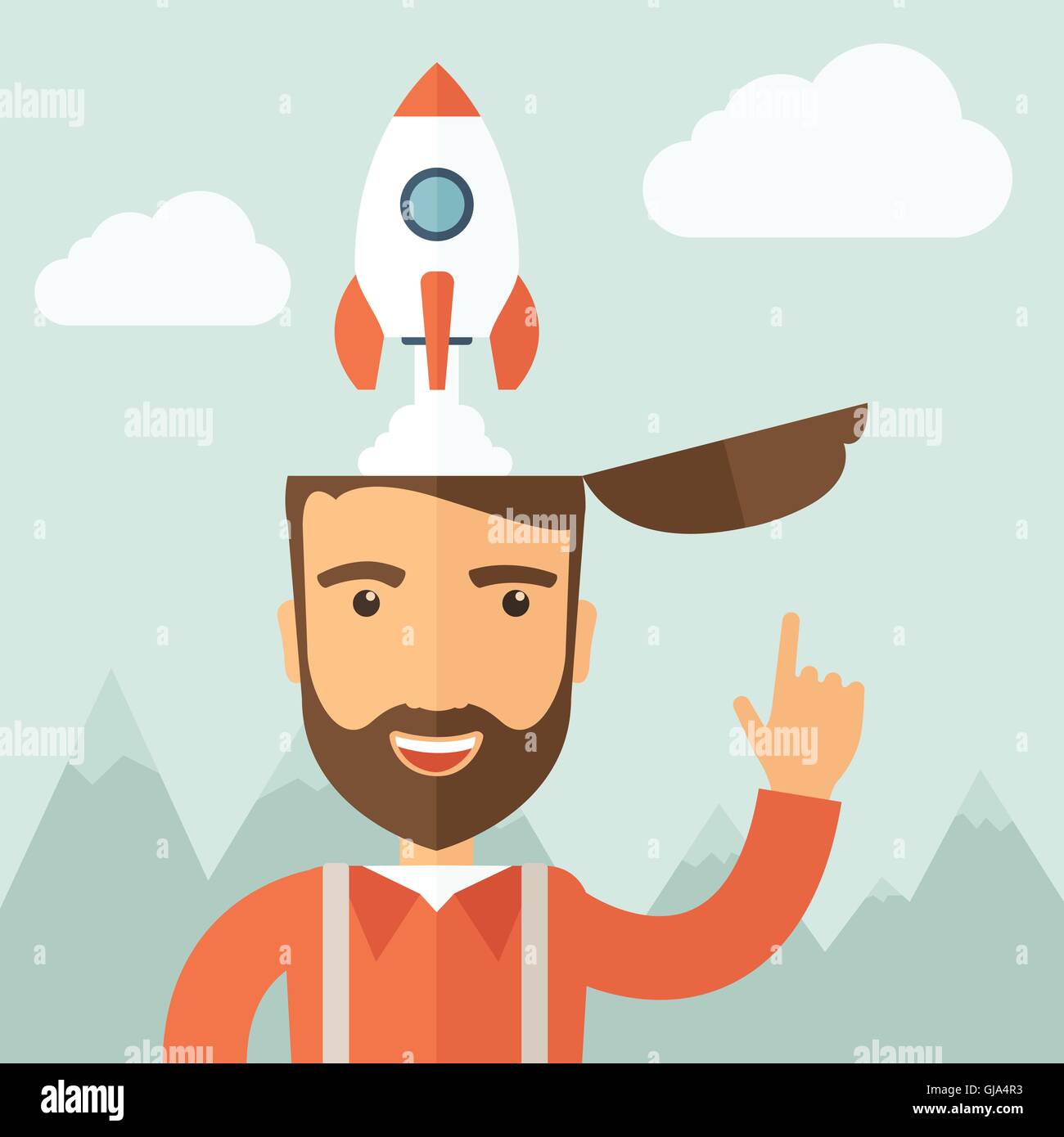 Startup concept Stock Vector