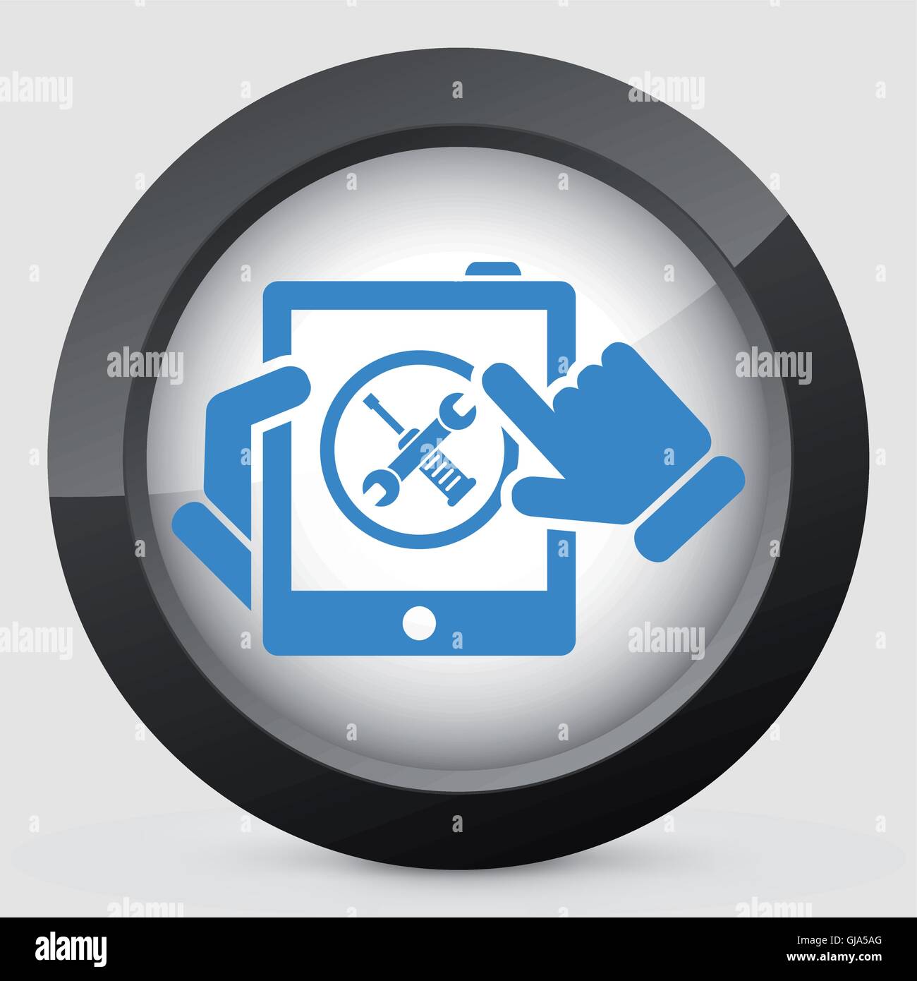 Smartphone setting icon Stock Vector Image & Art - Alamy