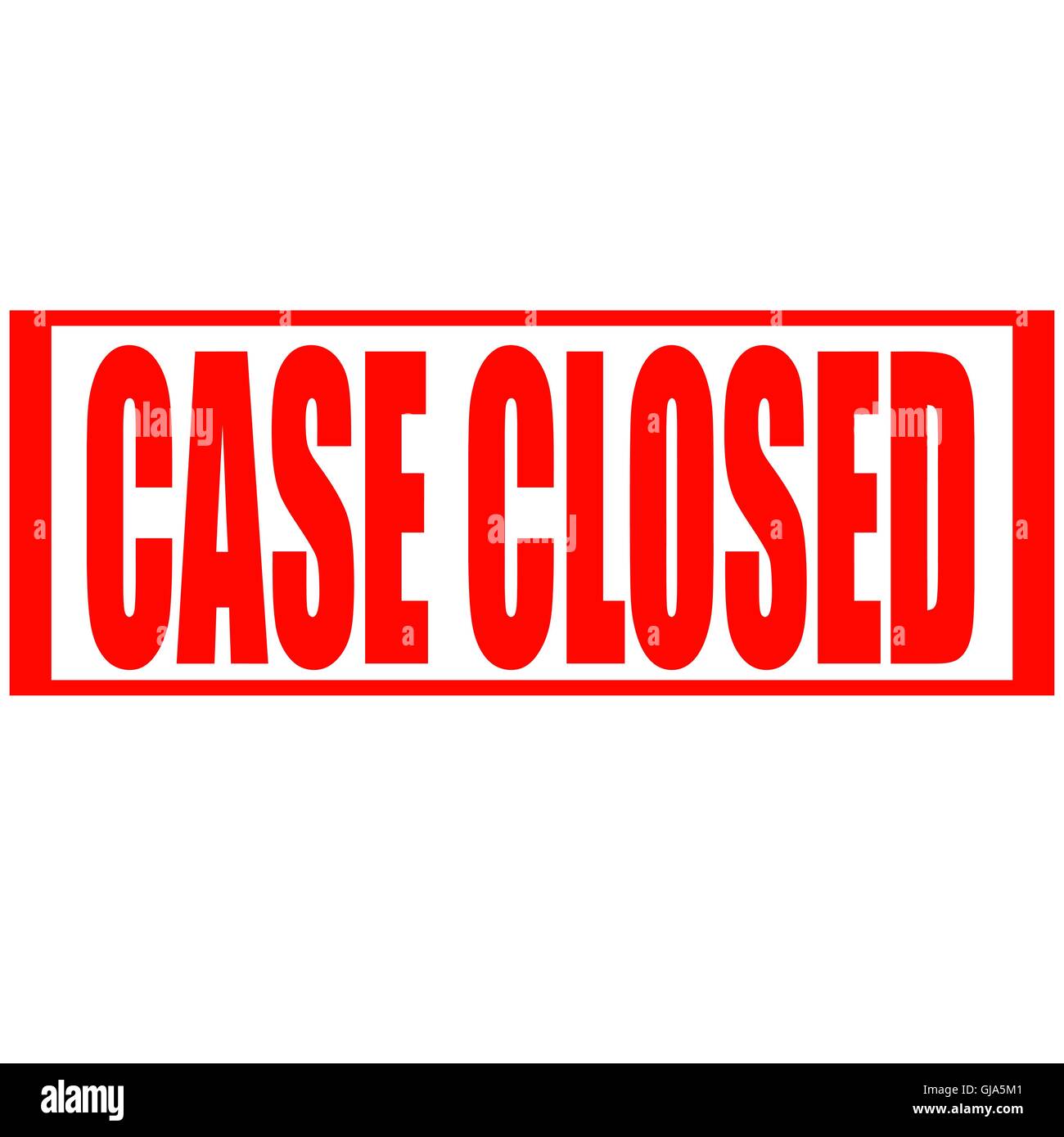 Case closed Stock Vector Image & Art Alamy