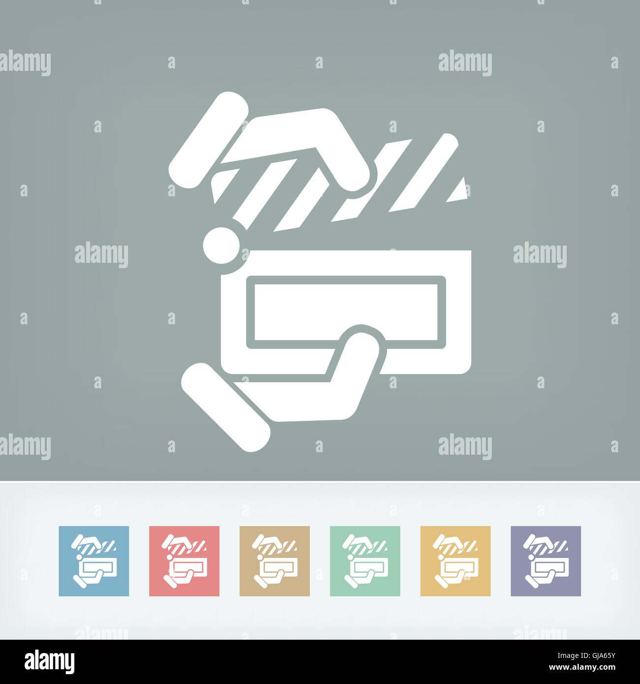 Clapboard concept icon Stock Vector Image & Art - Alamy