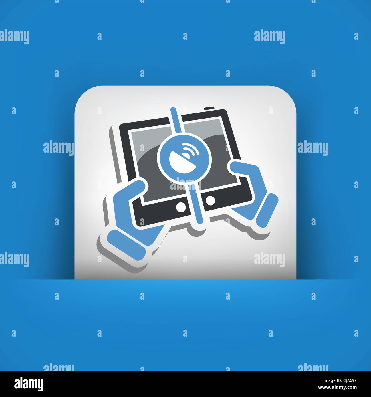 Mobile connection icon Stock Vector Image & Art Alamy