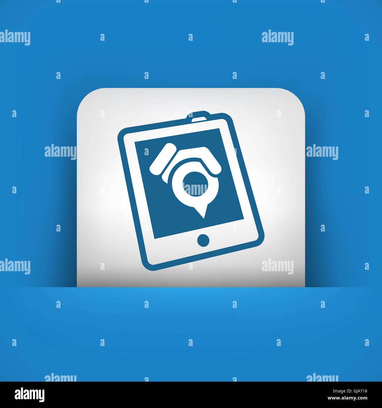 Map pointer icon Stock Vector Image & Art - Alamy