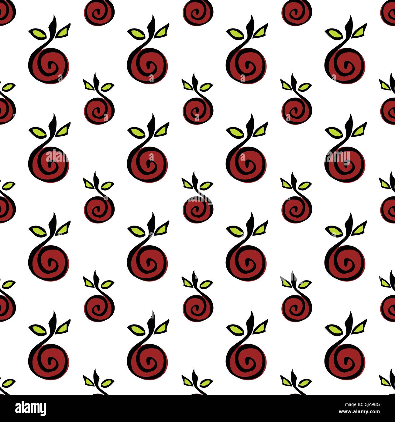 seamless pattern with apple Stock Vector Image & Art - Alamy
