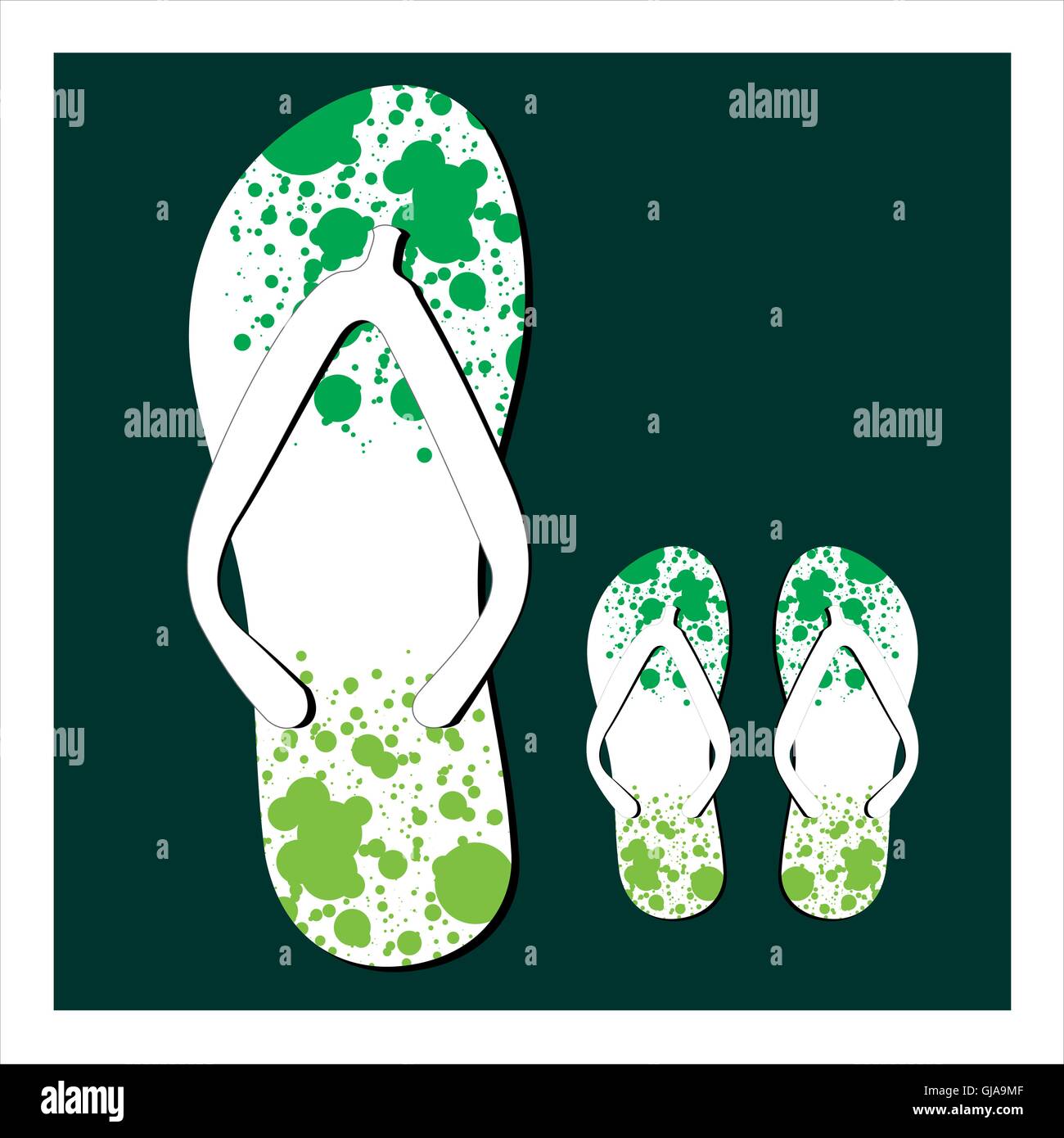 Abstract flip flop Cut Out Stock Images & Pictures - Alamy