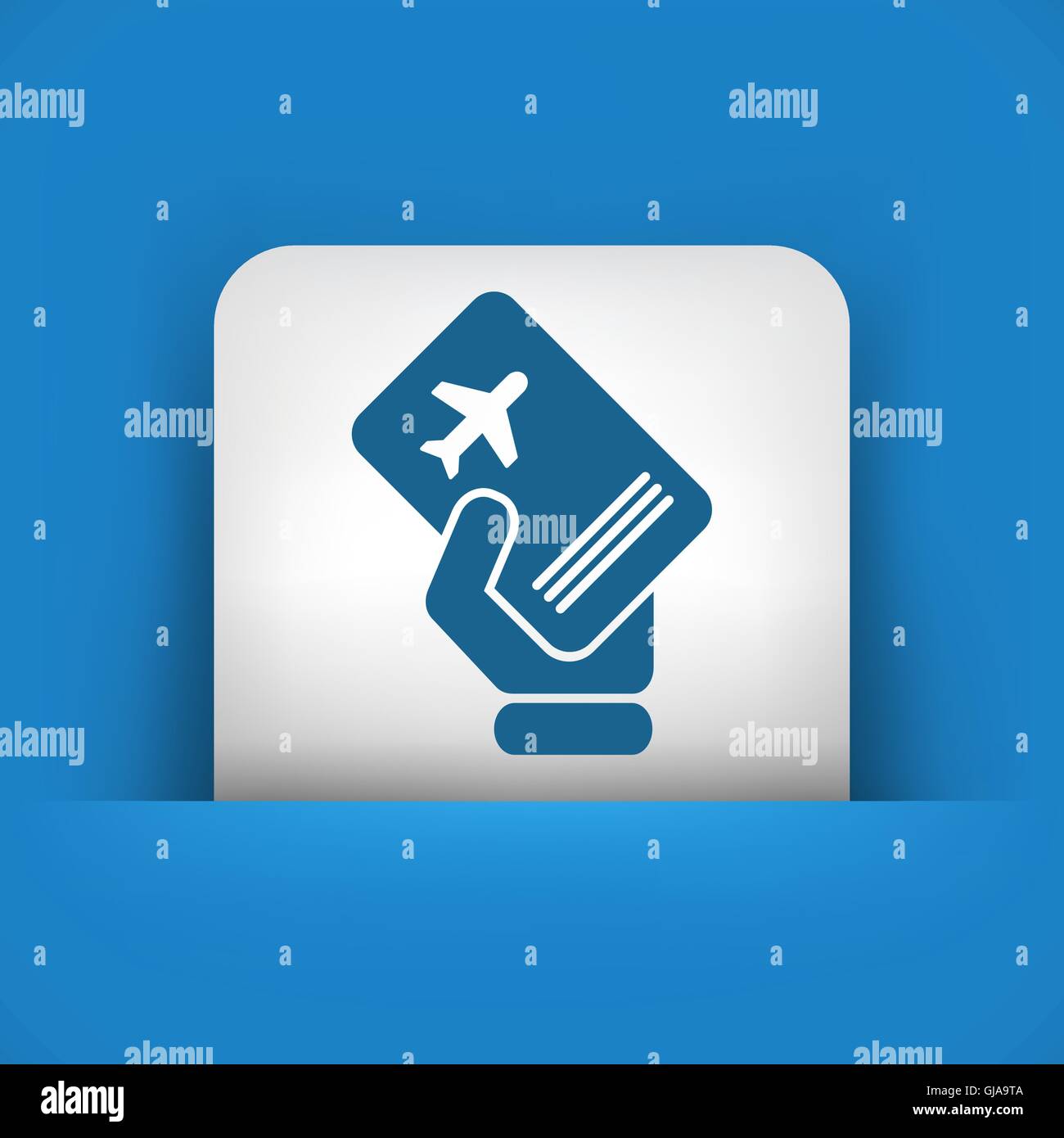 Travel document Stock Vector