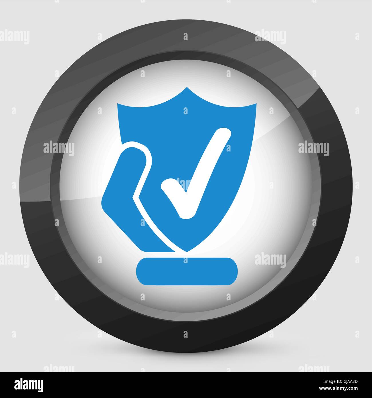 Protection shield icon Stock Vector Image & Art - Alamy