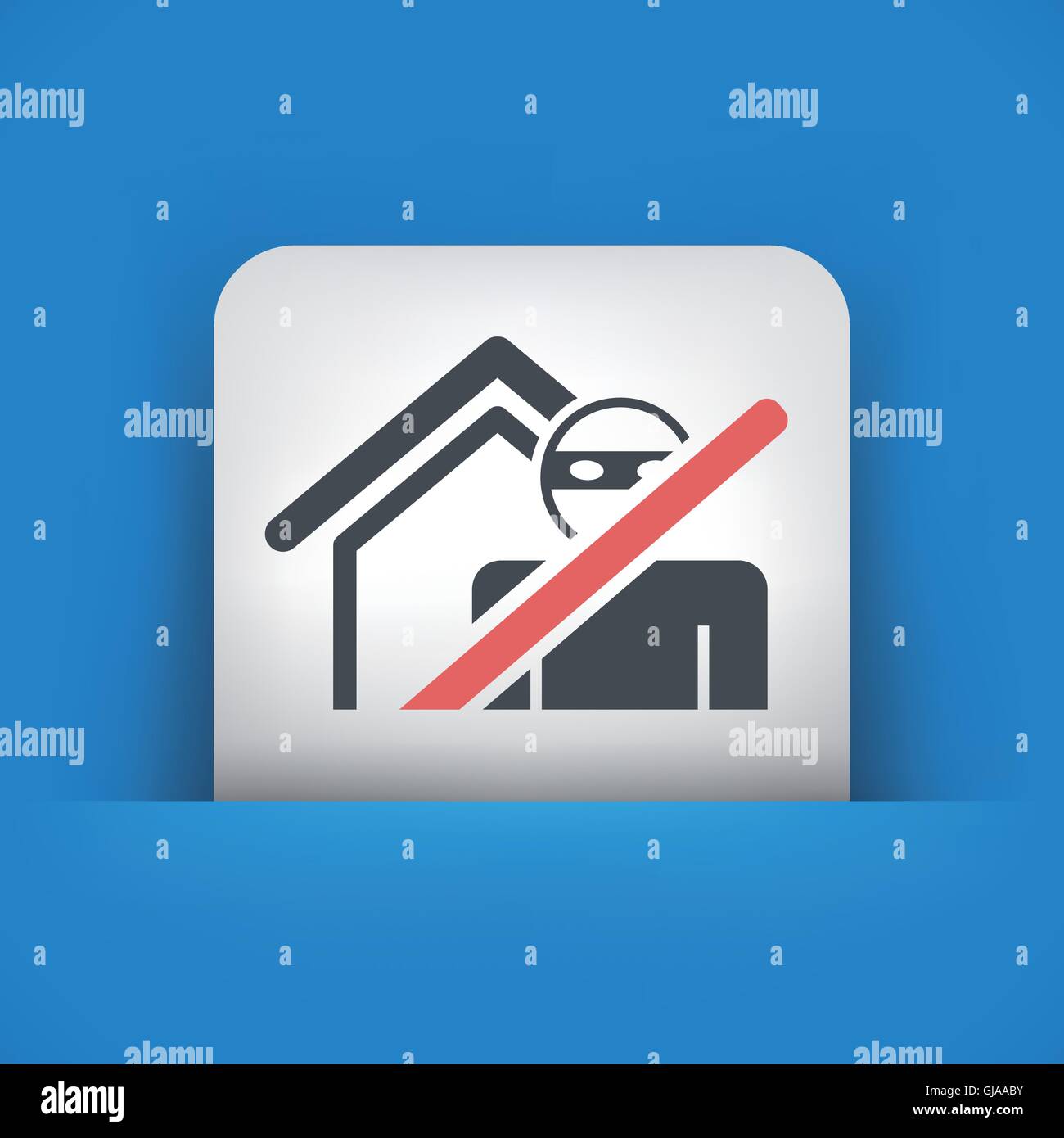 Thief security icon Stock Vector