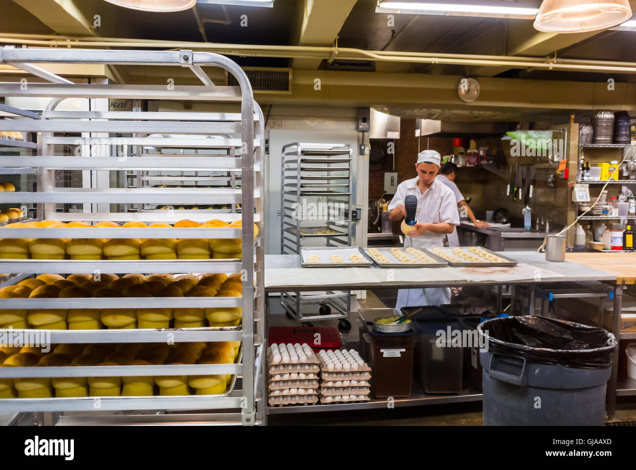 New York, NY, USA, American Bakery Shop Man Working in Professional