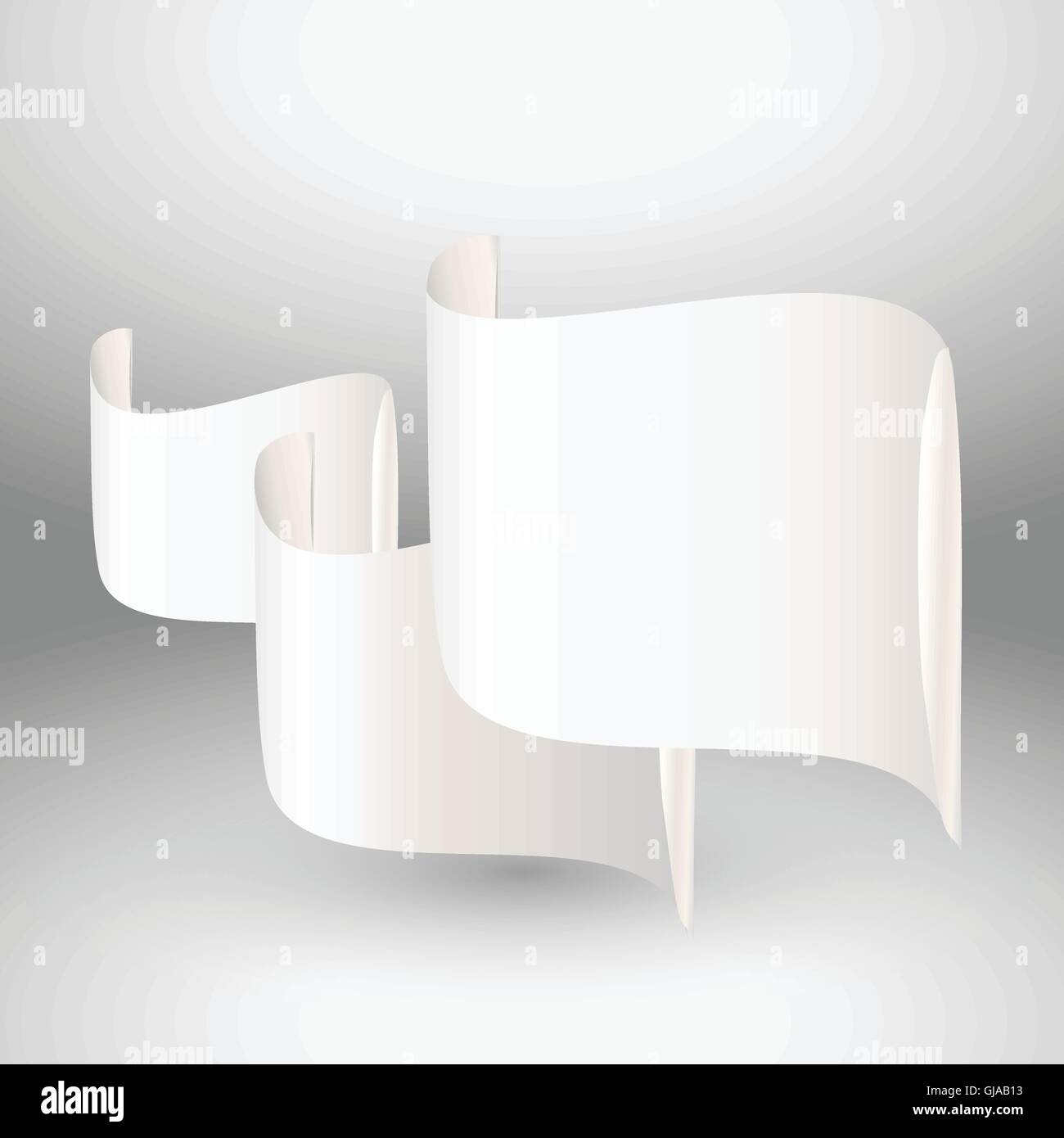 Blank paper sheets Stock Vector Image & Art - Alamy