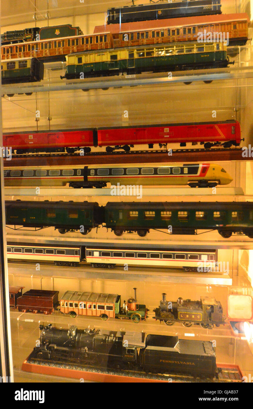 National Railway Museum York model railway collection Stock Photo Alamy