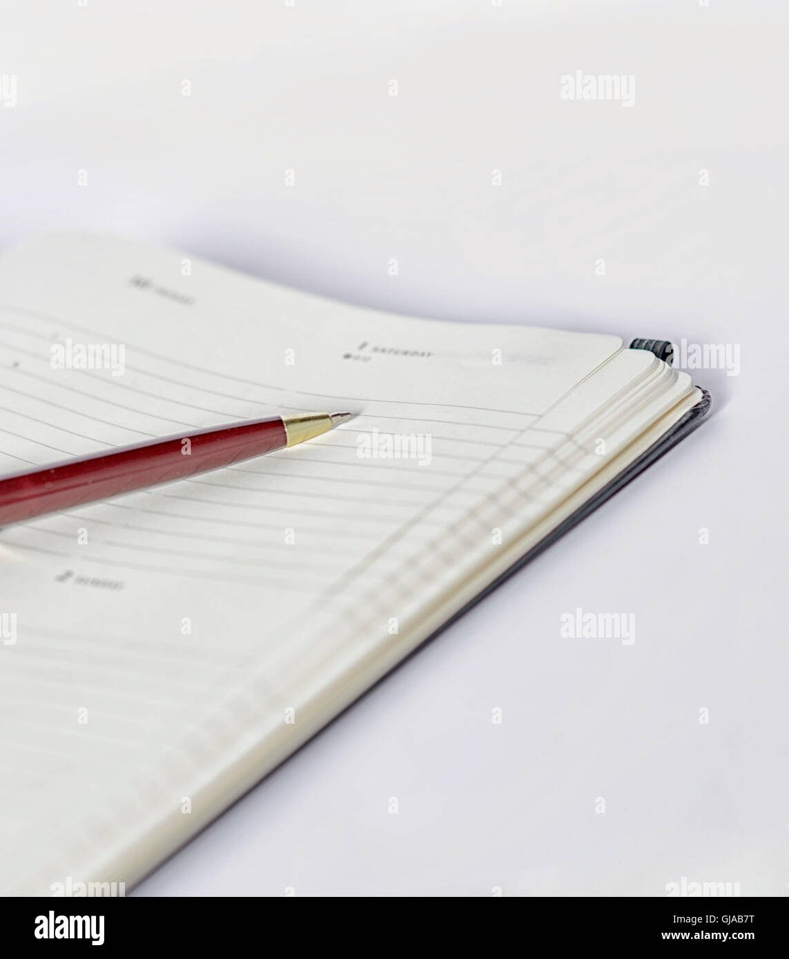 Calendar, pen, dates, date, note Stock Photo Alamy