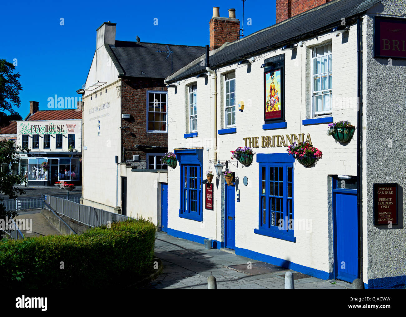 The Britannia Pub in Darlington, County Durham, England UK Stock Photo Alamy