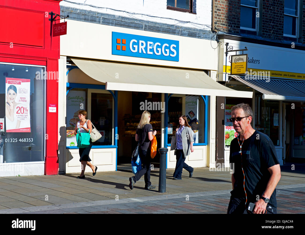 Branch of Greggs the bakers, England UK Stock Photo