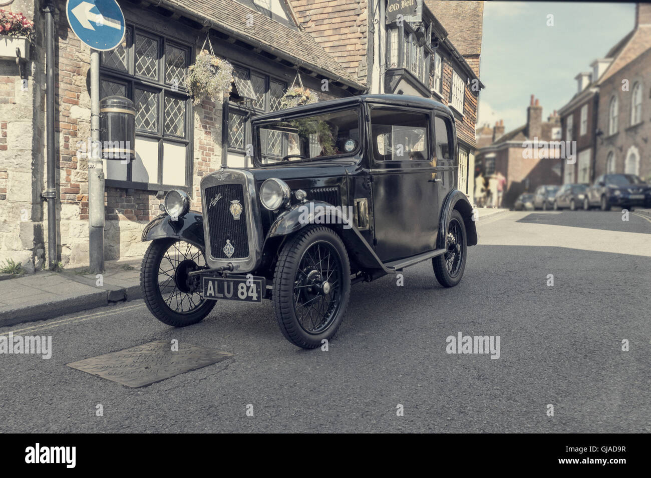 Austin Seven in Rye East Sussex UK Stock Photo