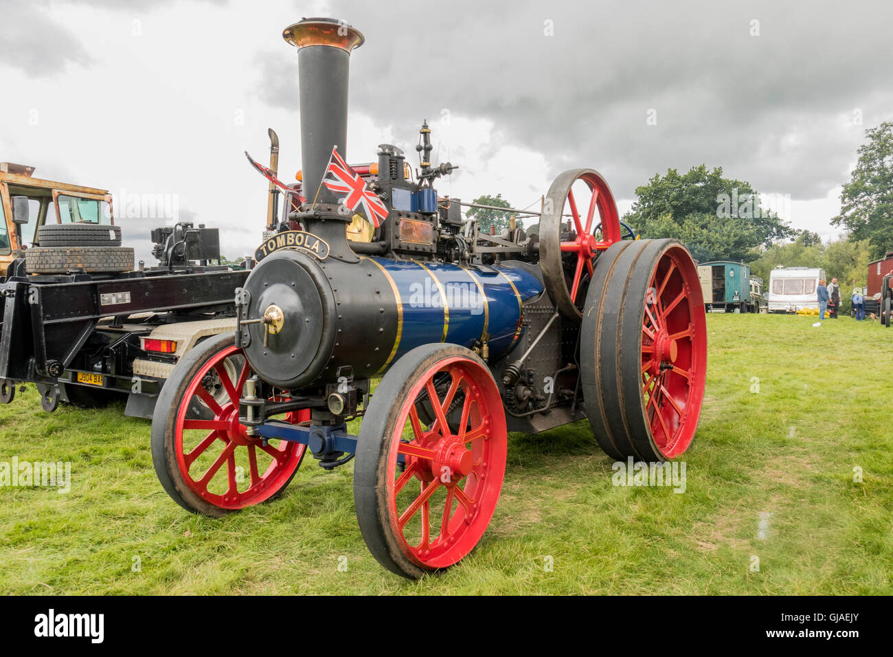 Traction Engine,at rally at Astle Park Chelford Cheshire England The