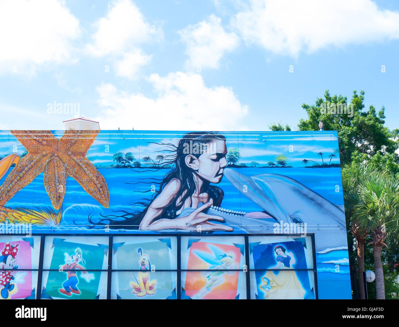 Street Art in Orlando in Florida USA Stock Photo Alamy