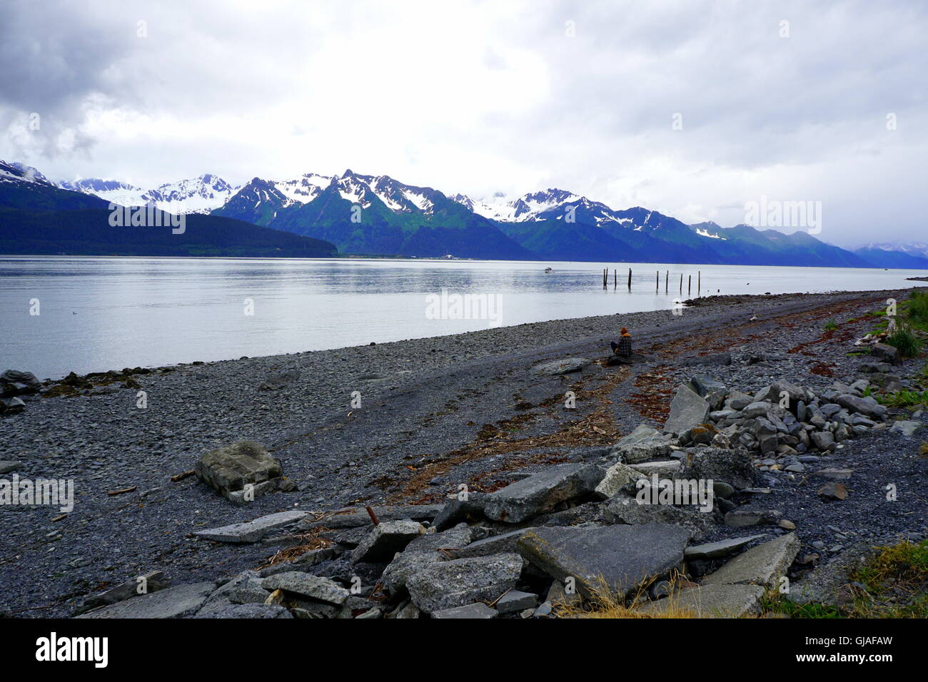 Resurrection Bay in Seward, Alaska Stock Photo Alamy
