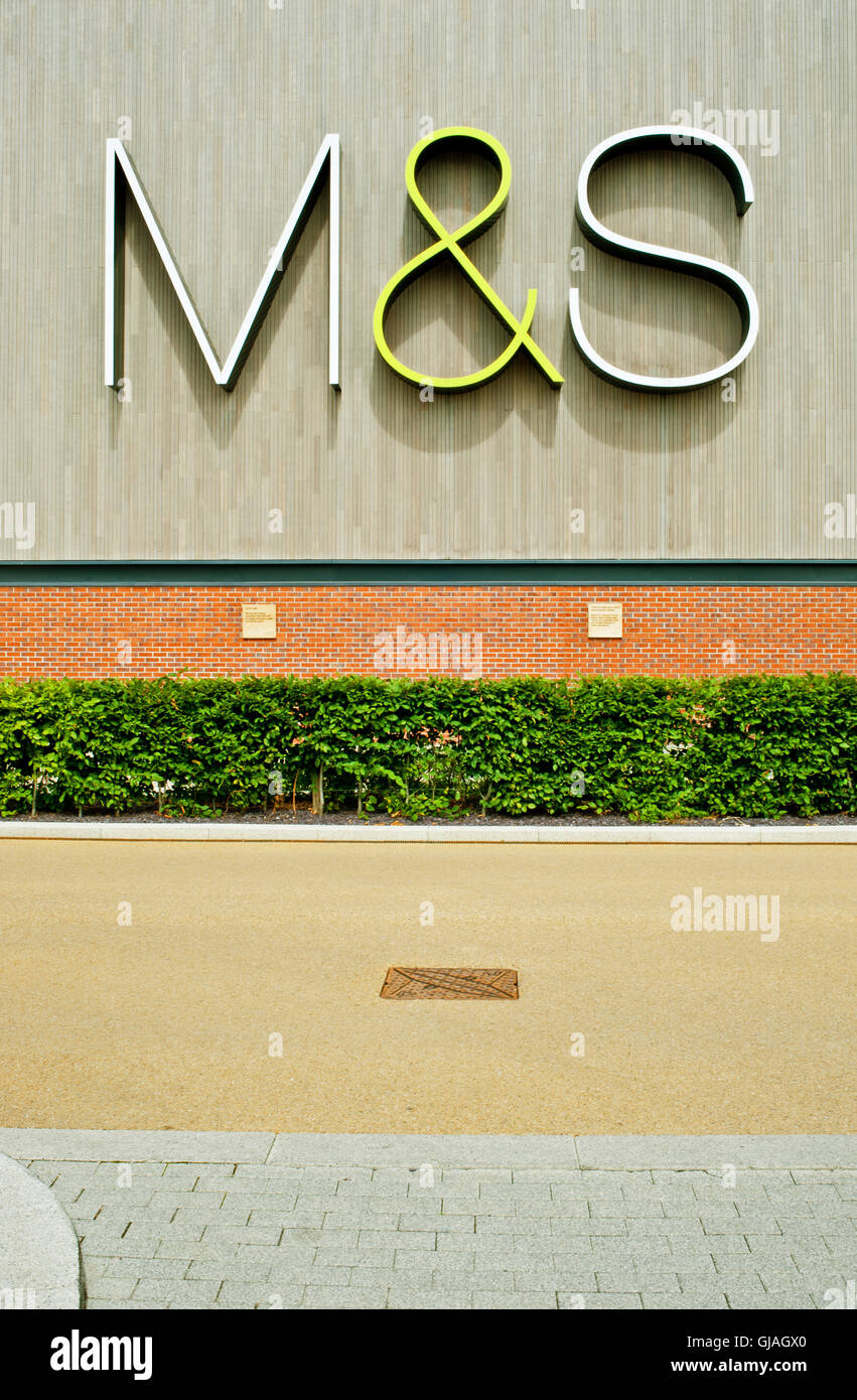 Marks and Spencers, Vanguard Retail Park, York Stock Photo