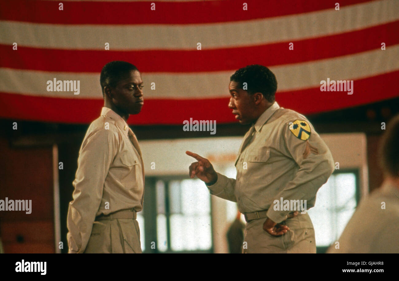 The Court-Martial Of Jackie Robinson, Fernsehfilm, USA 1990, Regie: Larry Peerce, Darsteller: Andre Braugher, Stan Shaw Stock Photo