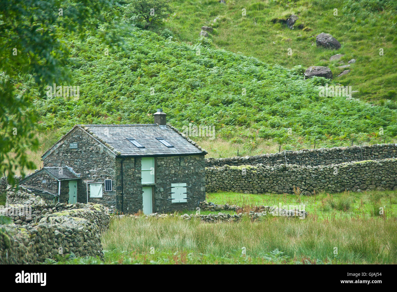 Camping Barn At Stonethwaite Borrowdale Keawick Cumbria Stock