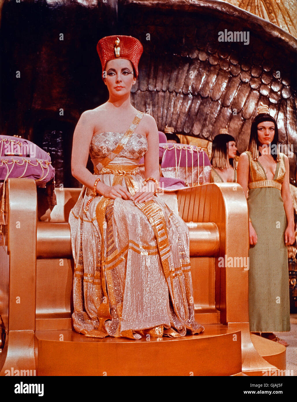 Cleopatra, Großbritannien/USA/Sxhweiz 1963, Regie: Joseph L. Mankiewicz, Rouben Mamoulian, Darsteller: Elizabeth Taylor Stock Photo