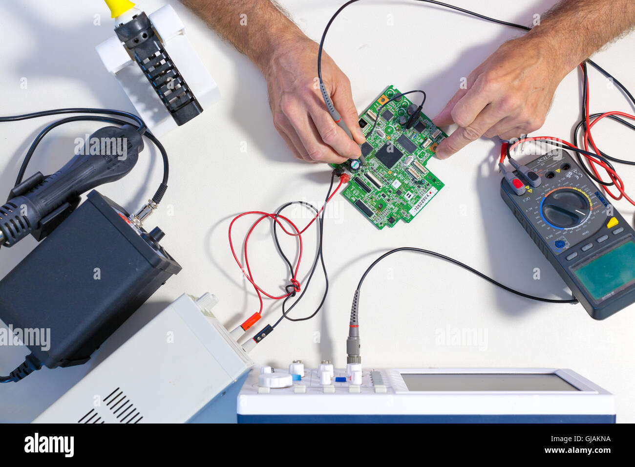 Repair electronics device Stock Photo Circuit Diagram