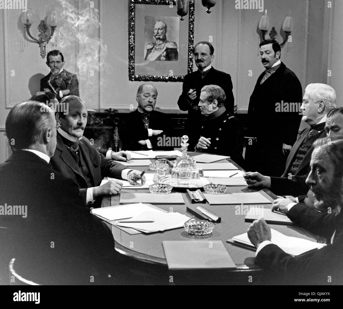 Preußen über alles... Bismarcks deutsche Einigung, Fernsehserie, Deutschland 1971, Darsteller: Heinz Klevenow (Mitte) Stock Photo