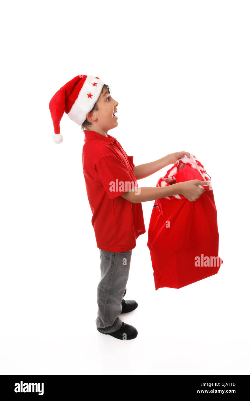 Santa and his sack hi-res stock photography and images - Alamy